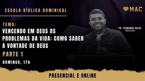 Ebd Vencendo Em Deus Os Problemas Da Vida Como Saber A Vontade De