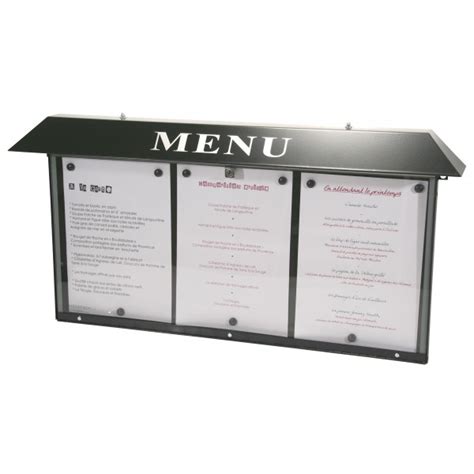 Porte Menu Ext Rieur Lumineux Pour Restaurant Commandez Sur Techni