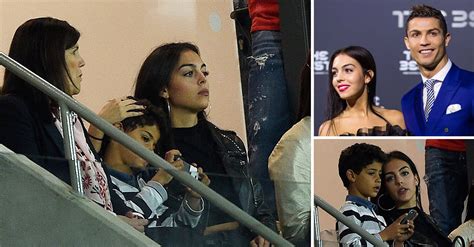 Cristiano Ronaldo's girlfriend Georgina Rodriguez watches on with his ...