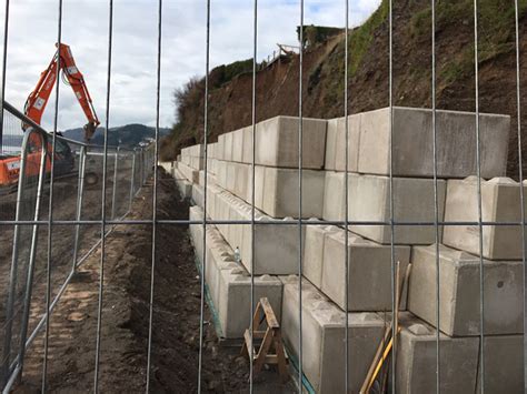 Coastal Erosion Prevention walls - Elite Precast Concrete