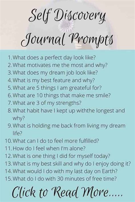 52 Journal Prompts For Self Discovery