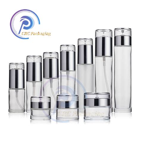 120ml 150ml Frosted Glass Lotion Bottles Series Cosmetic Skincare Toner