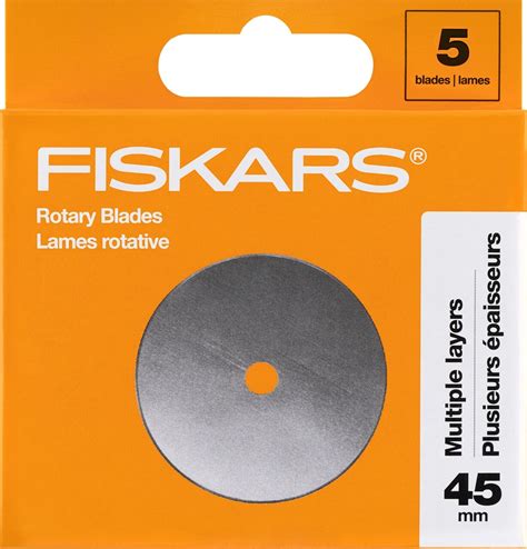 Fiskars Straight Rotary Blades 45mm 5 Pkg Michaels