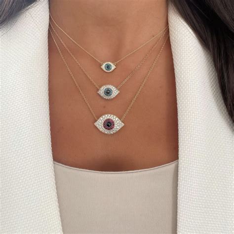 Bassano Jewelry | Large Evil Eye Necklace