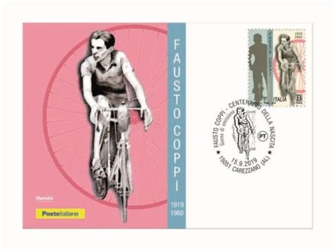 CARTOLINA FILATELICA ITALIA 2019 NUOVA Centenario Di FAUSTO COPPI