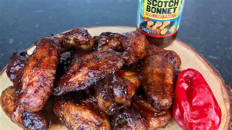 The Most Delicious Scotch Bonnet Wings Youtube