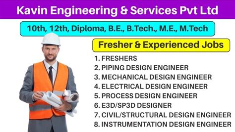 Kavin Engineering Services Pvt Ltd Recruitment Th Th Diploma