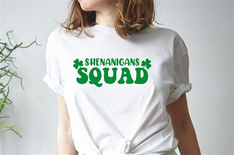 Shenanigans Squad Svg St Patricks Day Svg Shamrock Svg Irish Svg