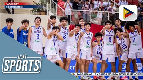 Gilas Pilipinas Youth Tinambakan Ang Malaysia Sa FIBA U16 Asian