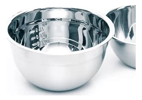 Tigela Bowl Mixing Inox L Saladeira Multiuso Cm Ke Home Mercadolivre