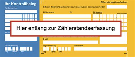 Stadtwerke Kempen Zählerstände richtig ablesen