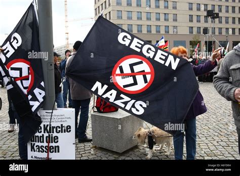 Dresden Germany St Oct Pegida Anti Governmental And Anti