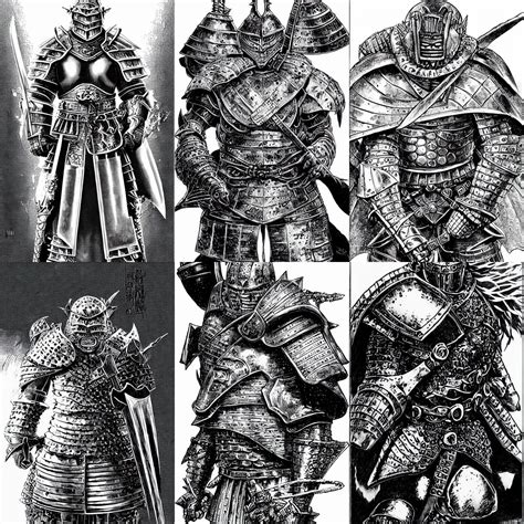 Ogre warrior in plate armor by Kentarō Miura Kentarō Stable