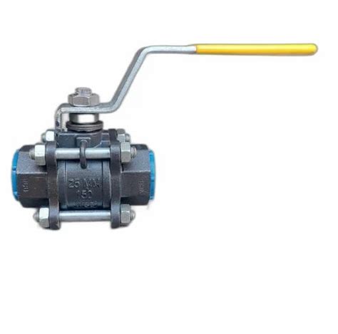 Forged Steel 3 Piece Screwed End Ball Valve Size 1 Inch At Rs 667