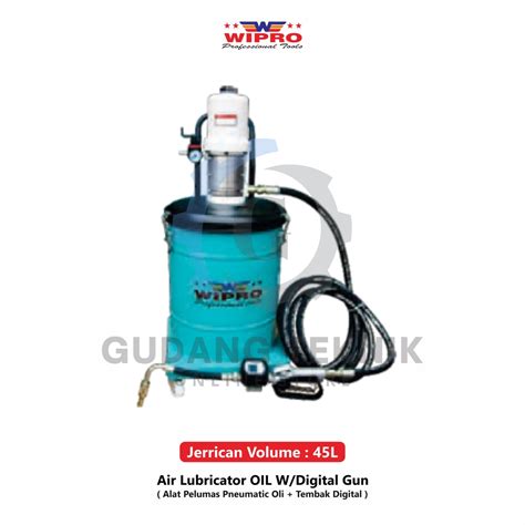 Jual Pompa Manual Air Lubricator Grease 45 L Digital Gun Wipro Lb 85