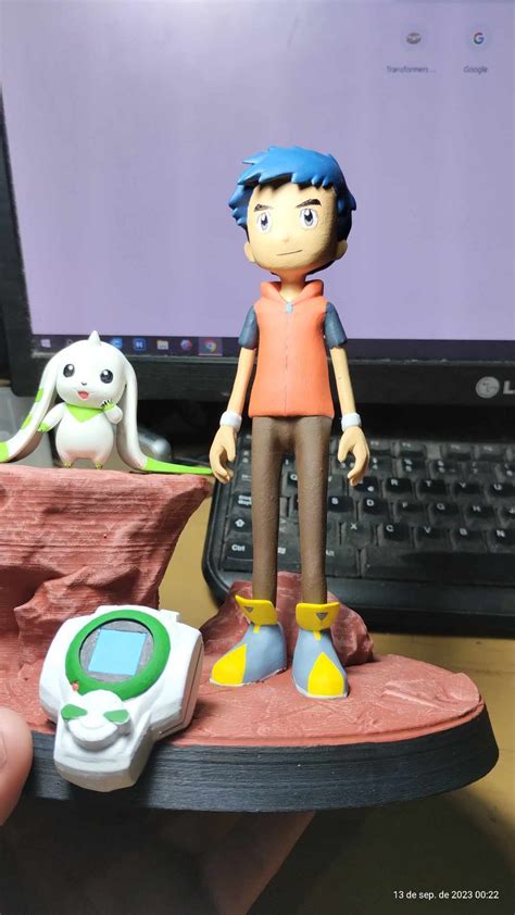 3D File Digimon Tamers Henry Wong And Terriermon3D Printable Model To