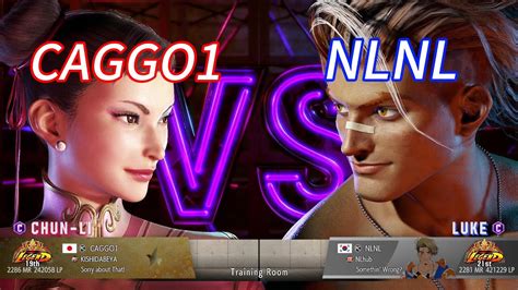 Sf Caggo Chun Li Vs Nlnl Luke Street Fighter Ranked Matches Youtube