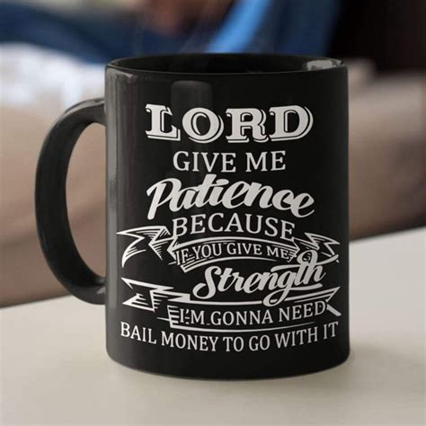 Lord Give Me Patience Womens Christian T Shirt Jesus Shirts Christ