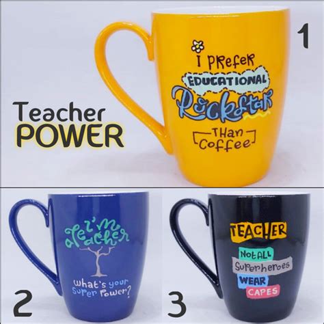 Jual Mug Custom Kado Guru Teacher Power Kab Bekasi Keramik