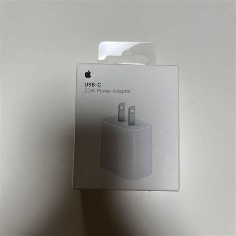 Apple 20w Usb C電源アダプタ Mhja3ama メルカリ