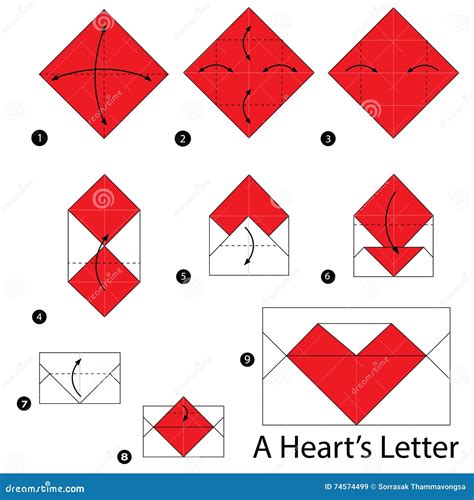 Origami Heart Letter Fold A Creative Way To Express Your Love Easy Origami Tutorial