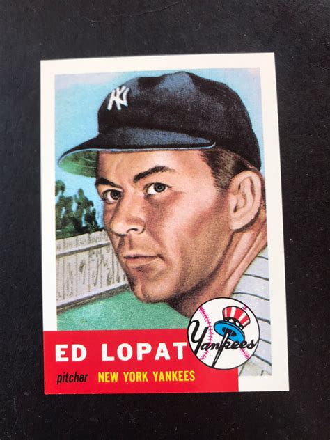 Topps Topps Archives Ed Lopat New York Yankees