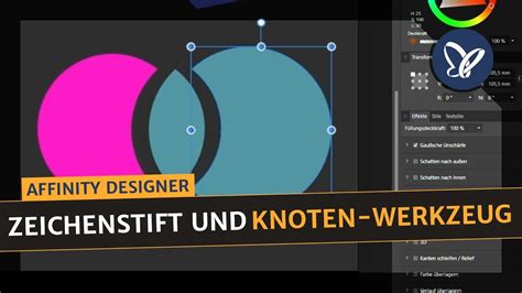 Affinity Designer Tutorial Zeichenstift Und Knoten Werkzeug Richtig