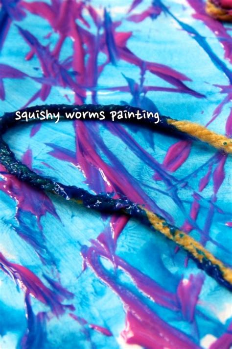 Squishy Worms Painting