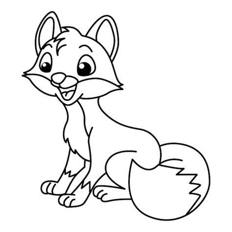 Vecteurs Et Illustrations De Coloriage Renard A Imprimer En Téléchargement Gratuit Freepik