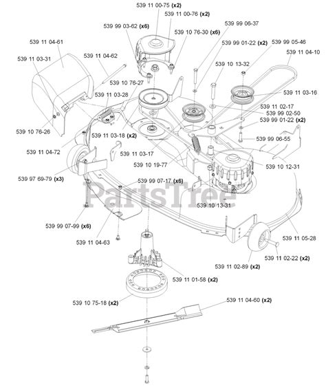 Husqvarna Z 4217 Bia 968999280 Husqvarna 42 Zero Turn Mower 2006 04 Mower Deck 42 Parts