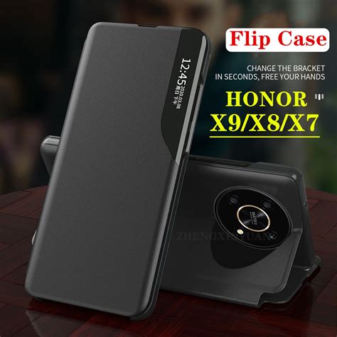 Bao Da Điện Thoại Nắp Lật Nam Châm Thông Minh Có Giá Đỡ Cho Honor X9 5g X8 X7 2022 Honor X94g