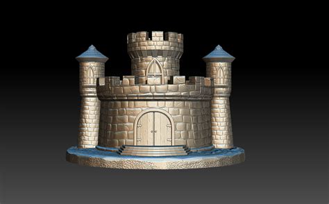 Stl File Castle 3d Model Print In Place 🏰・design To Download And 3d