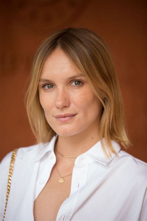 Ana Girardot At French Tennis Open At Roland Garros In Paris