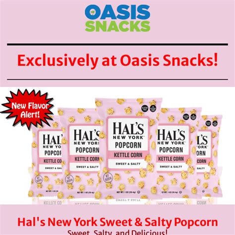 New Flavor Alert Hals New York Sweet And Salty Popcorn Exclusively At