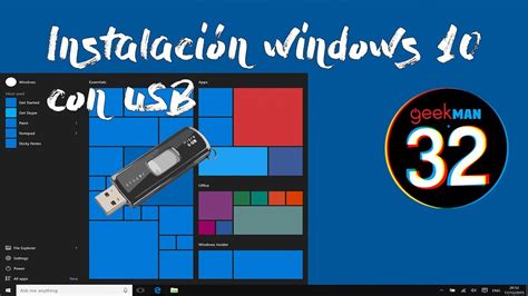 Instalar Windows 10 Desde Una Usb Youtube