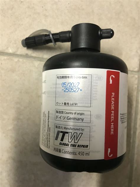 original TIREFIT Reifendichtmittel 450 ml Pannenset von TOYOTA gültig