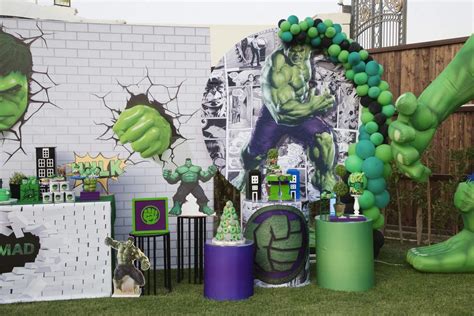 Hulk Birthday Party Ideas | Photo 1 of 21 | Catch My Party