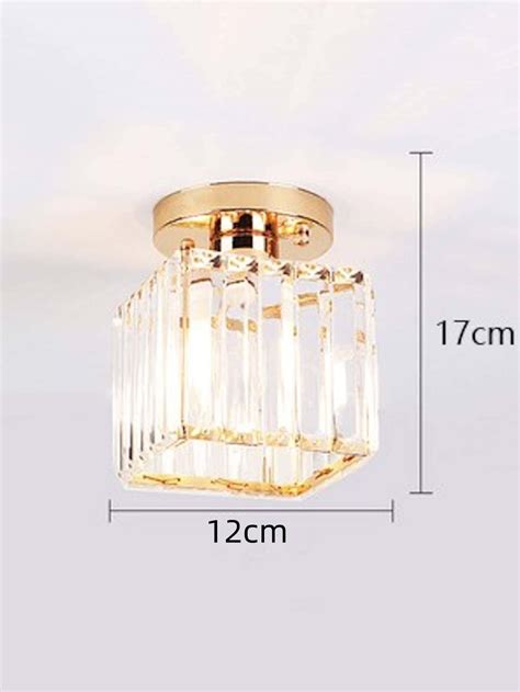 Led Ceiling Lights Crystal Lampshade Black Gold Plafonnier Living Room