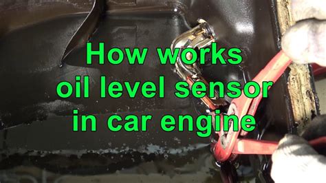 How Works Oil Level Sensor In Car Engine YouTube