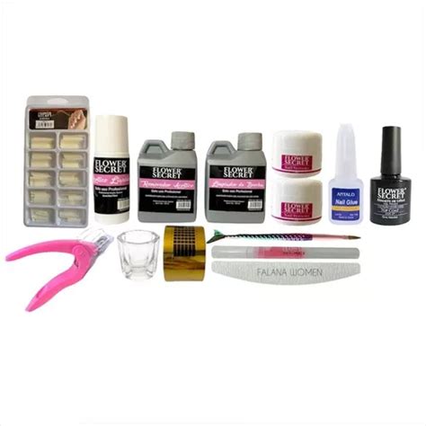 Kit Para U As Acrilicas Basico Corta Tips Cuotas Sin Inter S