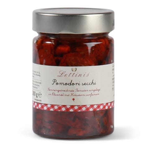 Lettinis Antipasti Getrocknete Tomaten Pomodori Secchi Lettinis