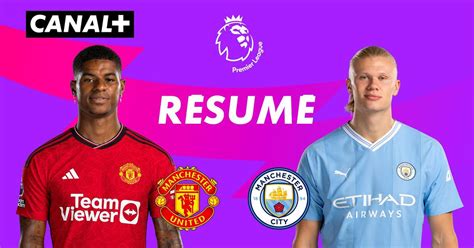 Le R Sum De Manchester United Manchester City Premier League