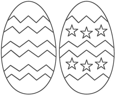 Cartoon Easter Egg Coloring Page - Coloring Home