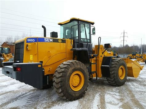 Sem D Wheel Loader Best With Cubic Bucket Ton Load