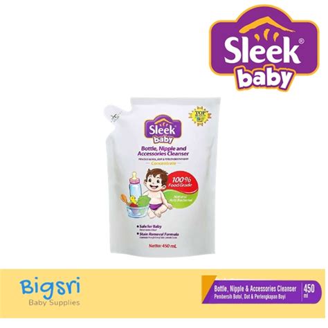 Jual Sleek Baby Bottle Nipple Accessories Cleanser Ml Ml