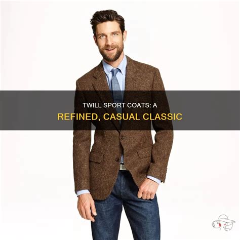 Twill Sport Coats A Refined Casual Classic Shunvogue