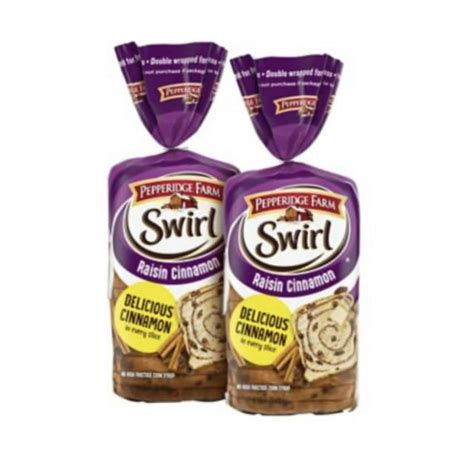 Pepperidge Farms Raisin Cinnamon Bread 2 Loaves X 16 Oz Wholesome