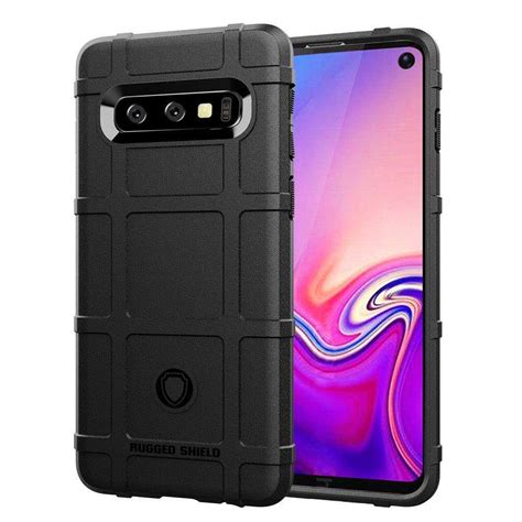 Samsung Galaxy S10 Case RUILEAN Soft TPU Heavy Duty Rugged Shield Armor