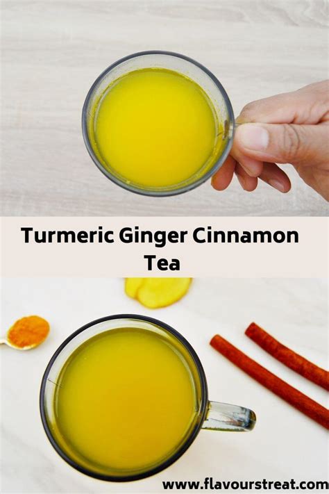 Turmeric Ginger Cinnamon Tea Flavours Treat