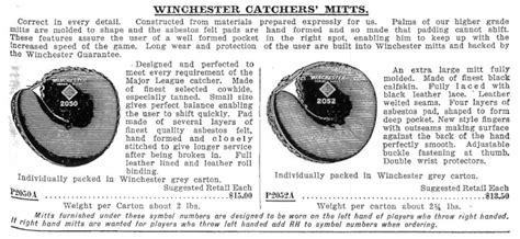 Winchester 2052 Catchers Mitt